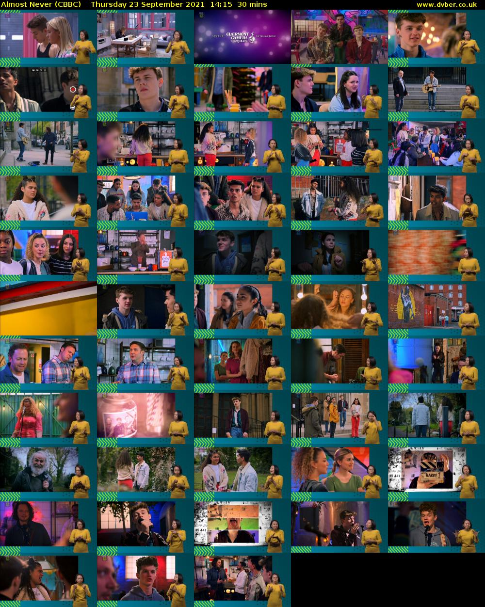 Almost Never (CBBC) Thursday 23 September 2021 14:15 - 14:45
