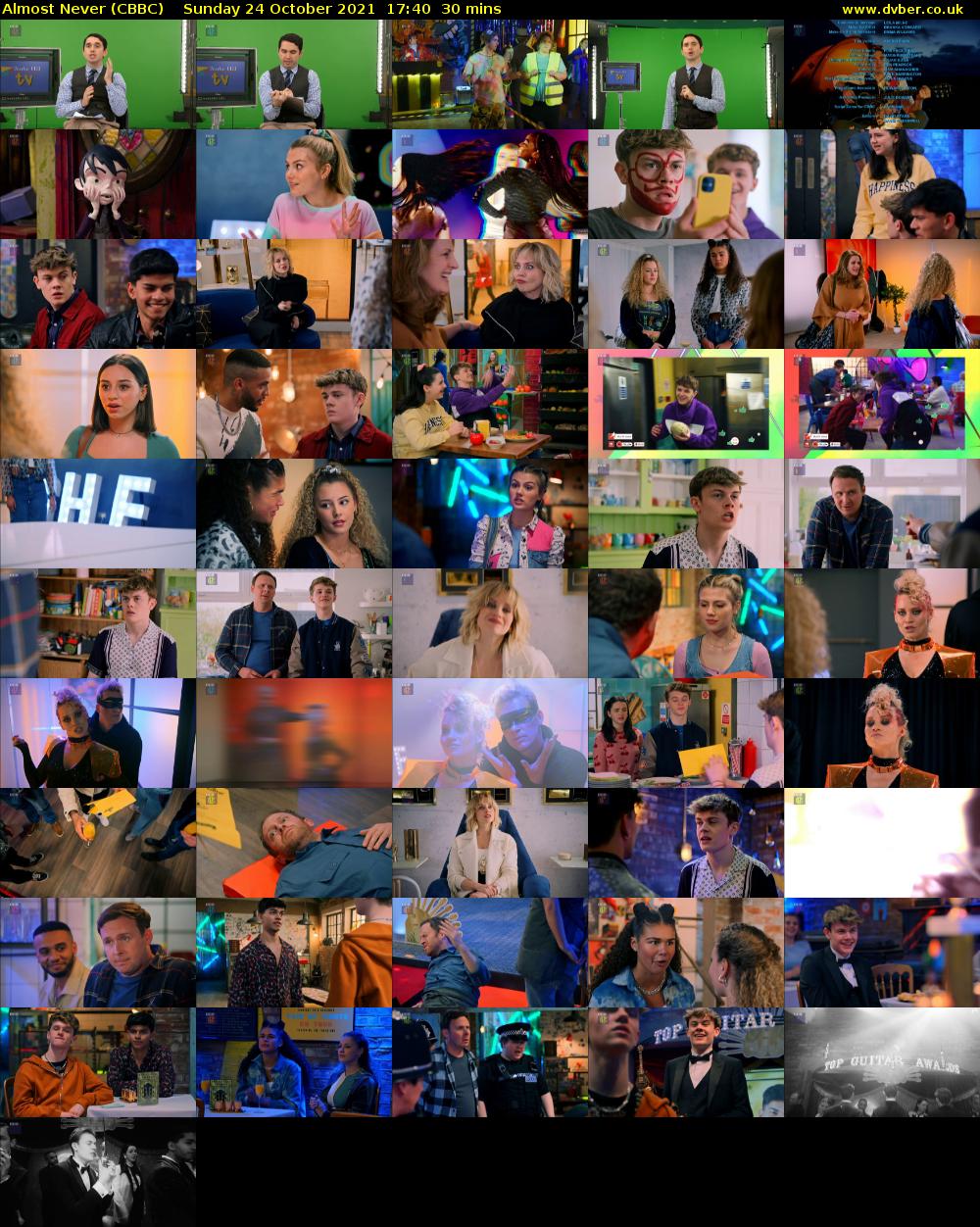 Almost Never (CBBC) Sunday 24 October 2021 17:40 - 18:10