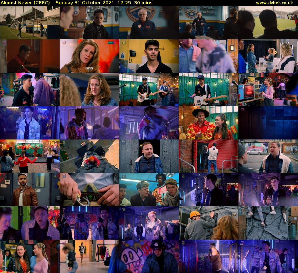 Almost Never (CBBC) Sunday 31 October 2021 17:25 - 17:55