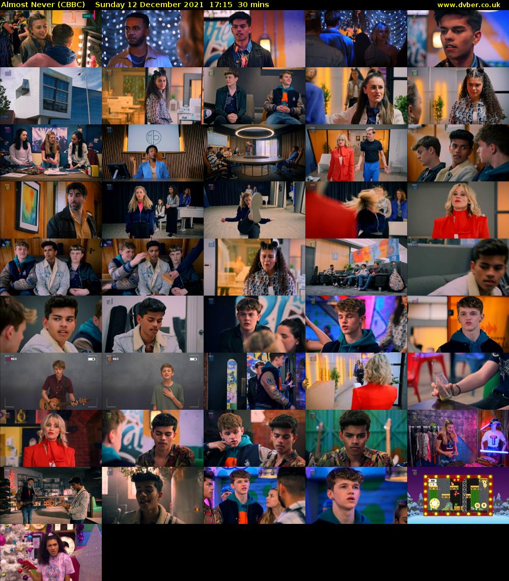 Almost Never (CBBC) Sunday 12 December 2021 17:15 - 17:45