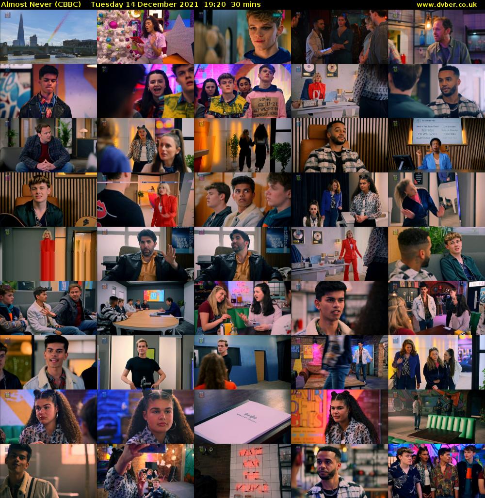 Almost Never (CBBC) Tuesday 14 December 2021 19:20 - 19:50