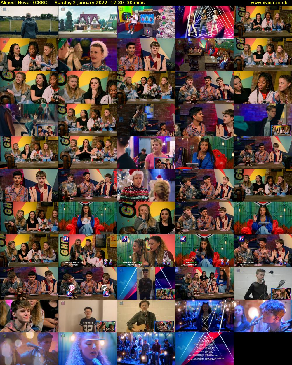 Almost Never (CBBC) Sunday 2 January 2022 17:30 - 18:00