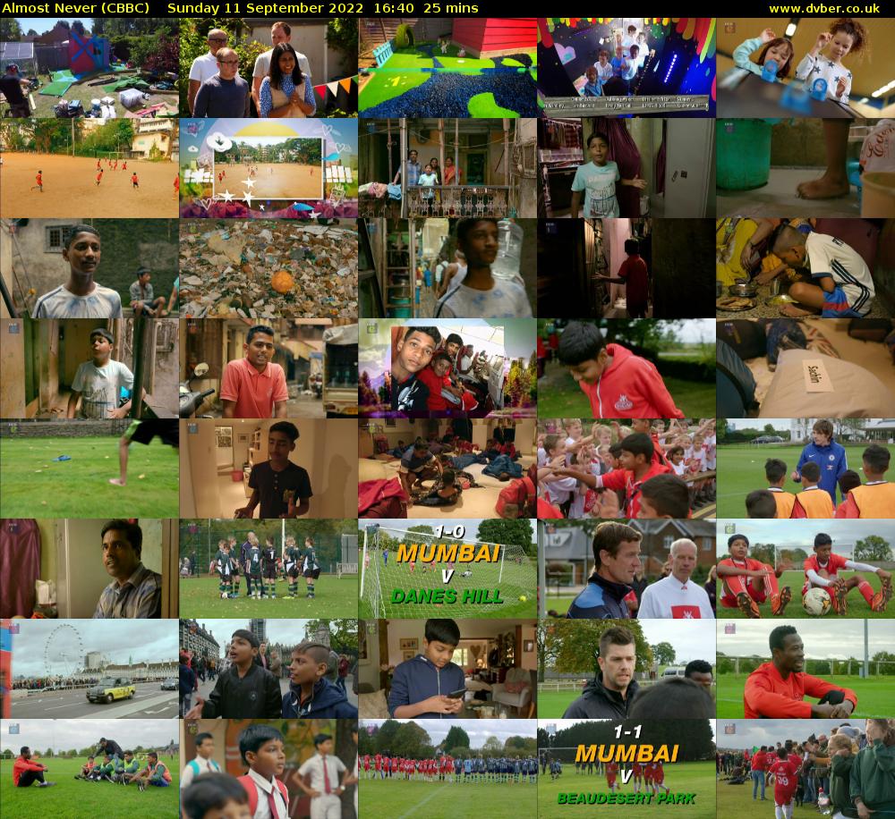 Almost Never (CBBC) Sunday 11 September 2022 16:40 - 17:05