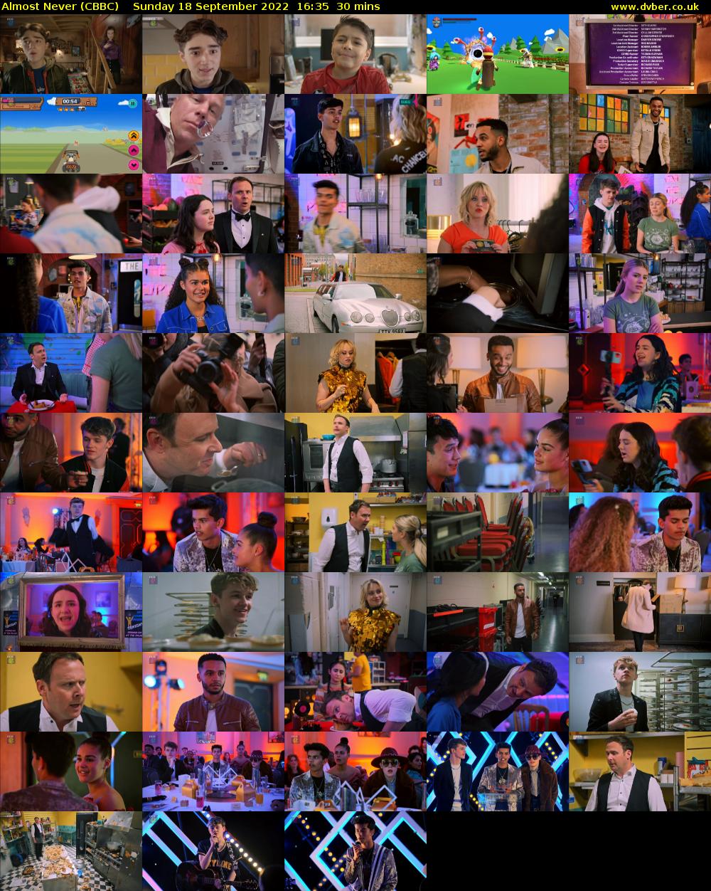 Almost Never (CBBC) Sunday 18 September 2022 16:35 - 17:05