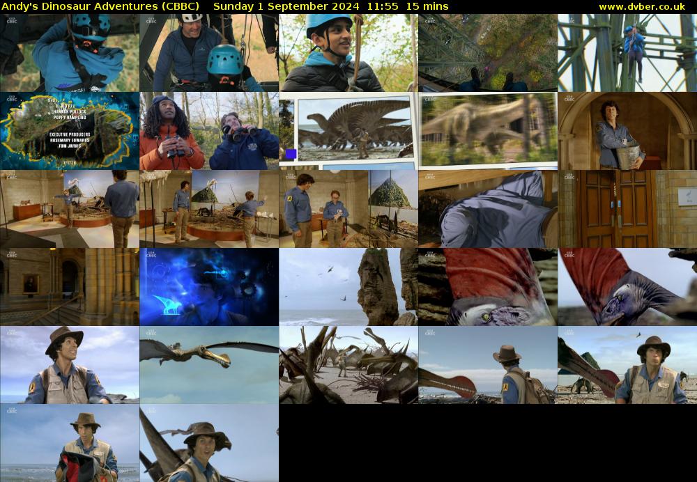 Andy's Dinosaur Adventures (CBBC) Sunday 1 September 2024 11:55 - 12:10