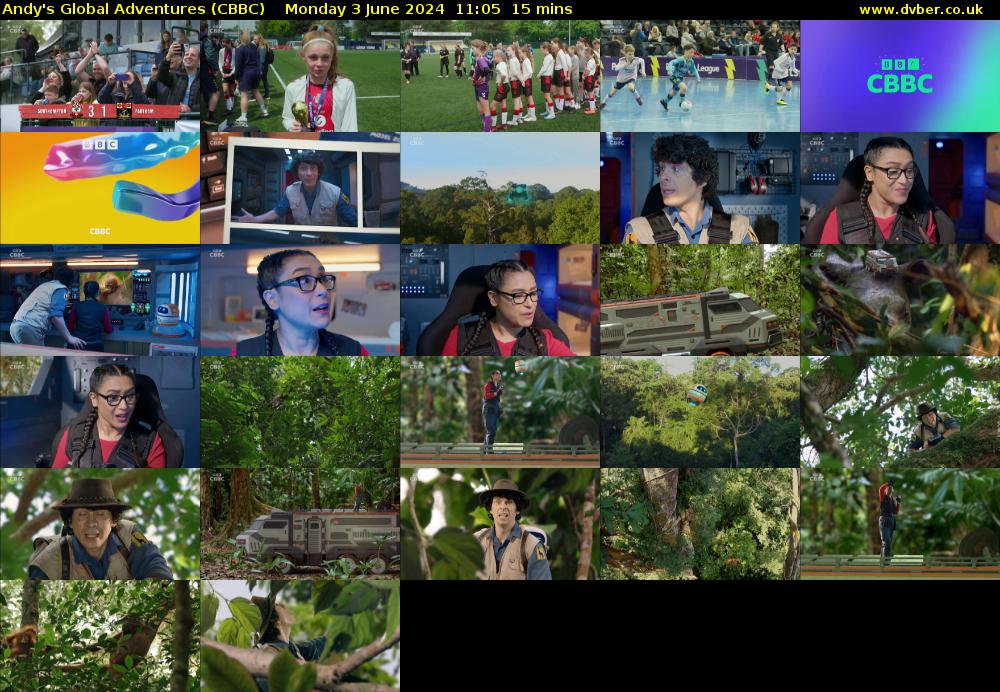 Andy's Global Adventures (CBBC) Monday 3 June 2024 11:05 - 11:20
