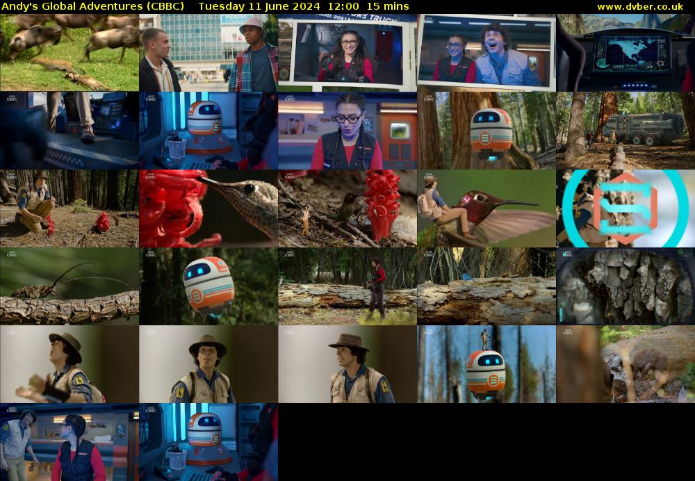 Andy's Global Adventures (CBBC) Tuesday 11 June 2024 12:00 - 12:15