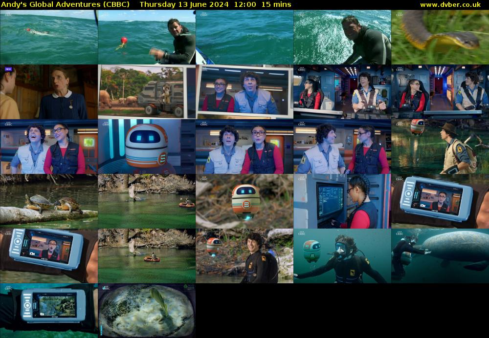 Andy's Global Adventures (CBBC) Thursday 13 June 2024 12:00 - 12:15
