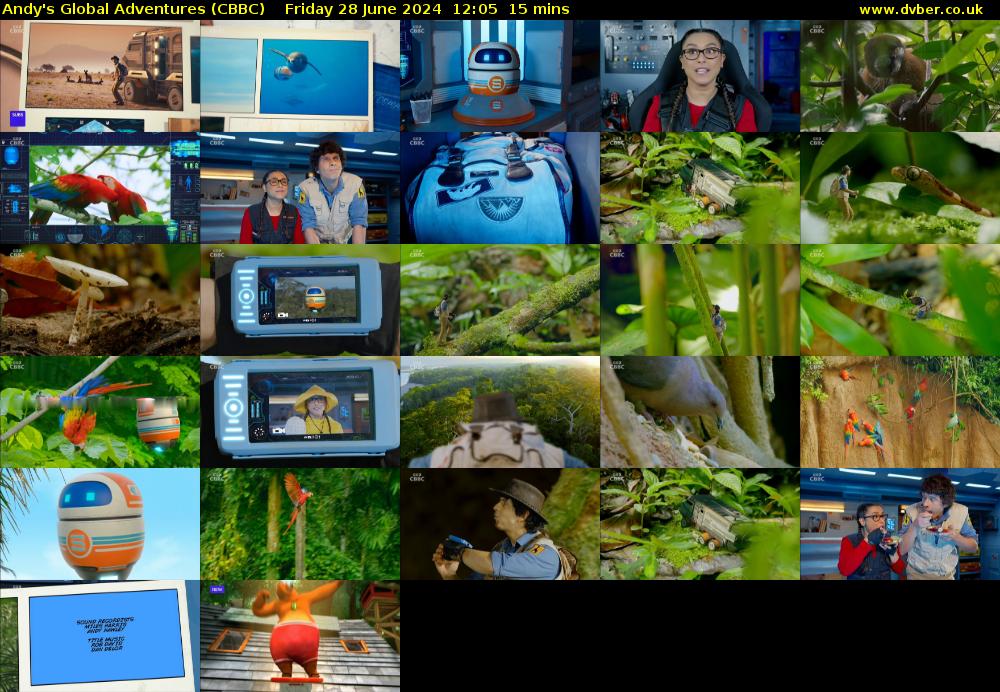 Andy's Global Adventures (CBBC) Friday 28 June 2024 12:05 - 12:20