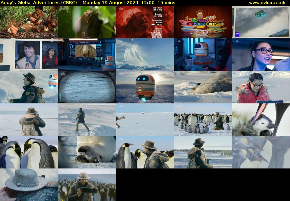 Andy's Global Adventures (CBBC) Monday 19 August 2024 12:00 - 12:15
