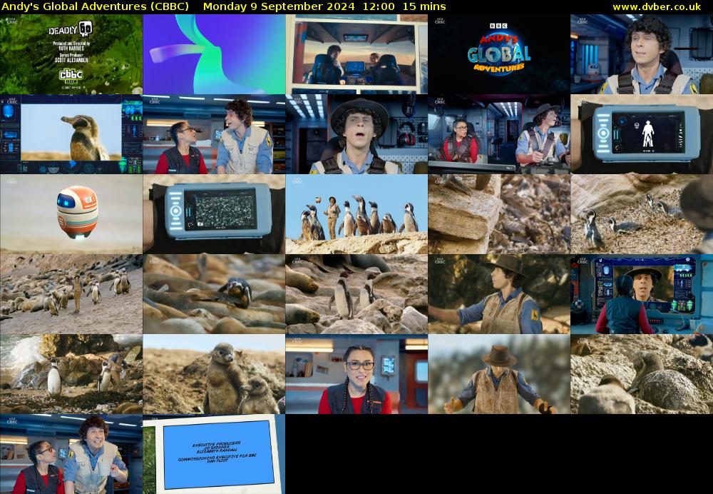 Andy's Global Adventures (CBBC) Monday 9 September 2024 12:00 - 12:15