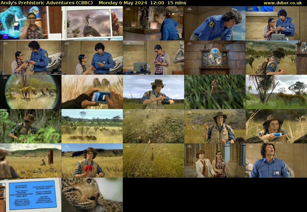 Andy's Prehistoric Adventures (CBBC) Monday 6 May 2024 12:00 - 12:15