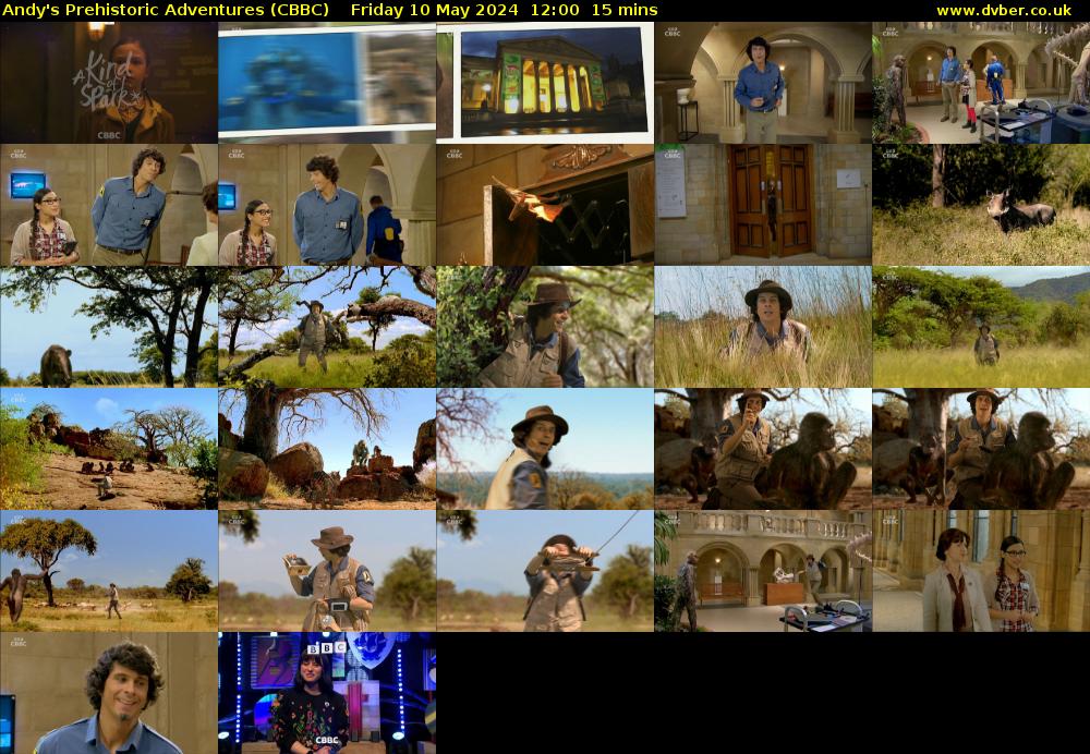 Andy's Prehistoric Adventures (CBBC) Friday 10 May 2024 12:00 - 12:15