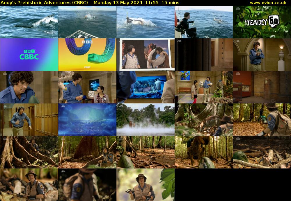 Andy's Prehistoric Adventures (CBBC) Monday 13 May 2024 11:55 - 12:10