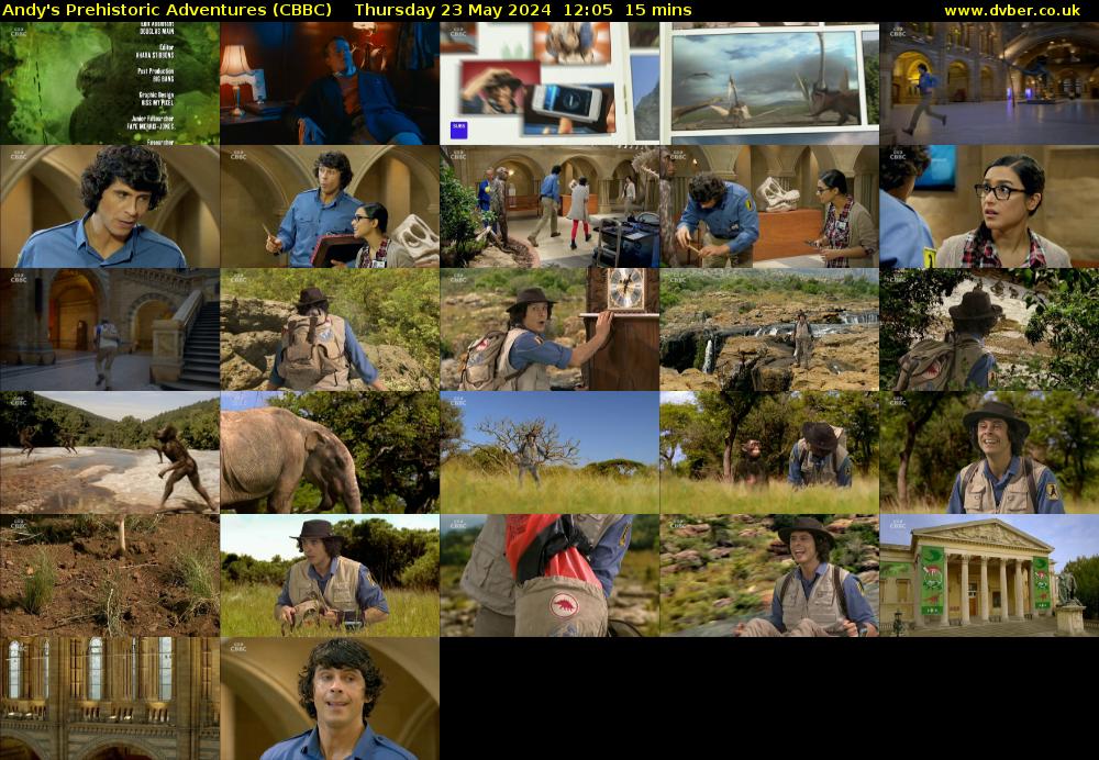 Andy's Prehistoric Adventures (CBBC) Thursday 23 May 2024 12:05 - 12:20