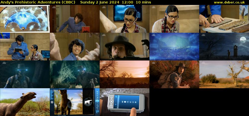 Andy's Prehistoric Adventures (CBBC) Sunday 2 June 2024 12:00 - 12:10