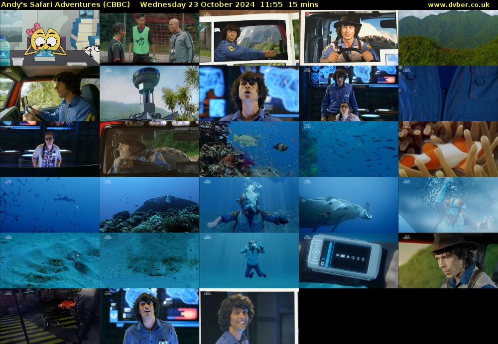 Andy's Safari Adventures (CBBC) Wednesday 23 October 2024 11:55 - 12:10