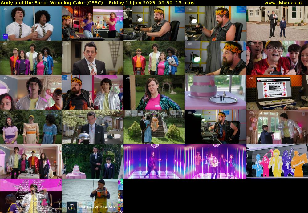 Andy and the Band: Wedding Cake (CBBC) Friday 14 July 2023 09:30 - 09:45