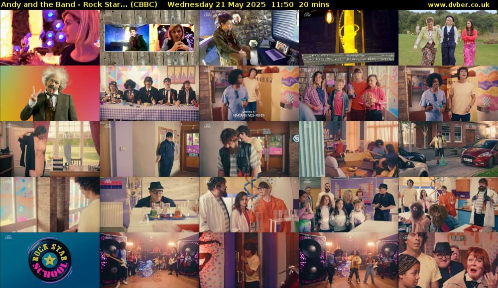 Andy and the Band - Rock Star... (CBBC) Wednesday 21 May 2025 11:50 - 12:10