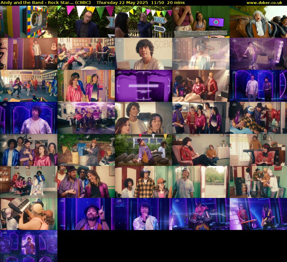 Andy and the Band - Rock Star... (CBBC) Thursday 22 May 2025 11:50 - 12:10