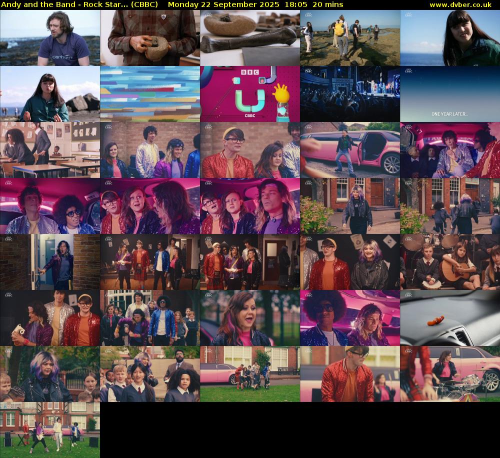 Andy and the Band - Rock Star... (CBBC) Monday 22 September 2025 18:05 - 18:25