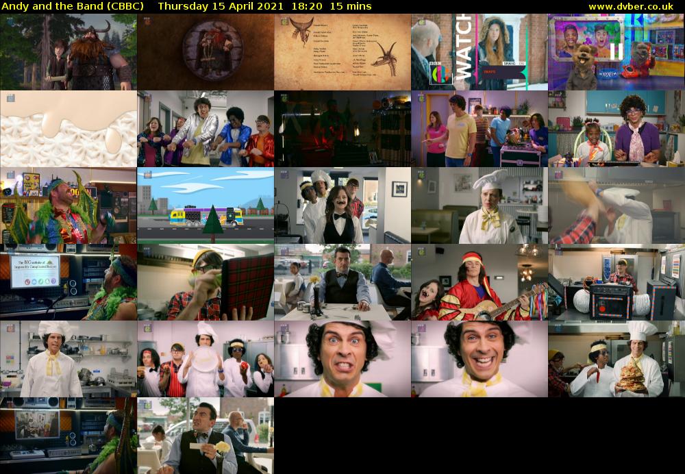 Andy and the Band (CBBC) Thursday 15 April 2021 18:20 - 18:35