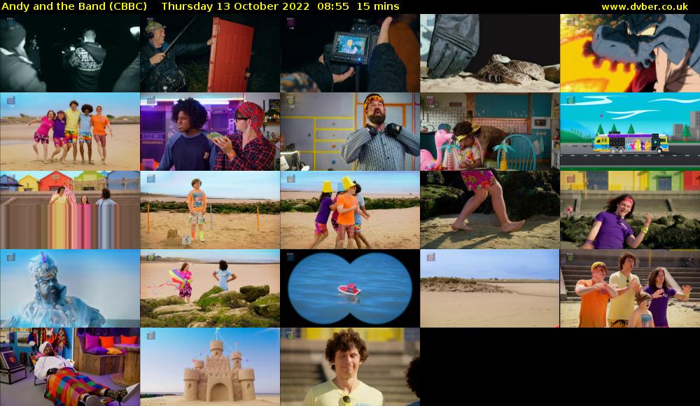 Andy and the Band (CBBC) Thursday 13 October 2022 08:55 - 09:10