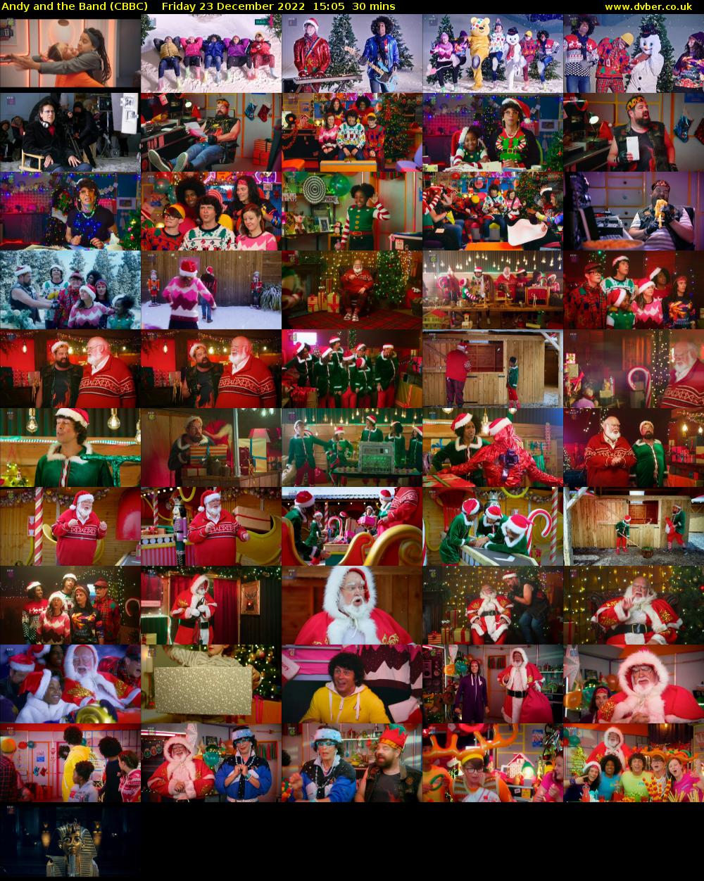 Andy and the Band (CBBC) Friday 23 December 2022 15:05 - 15:35