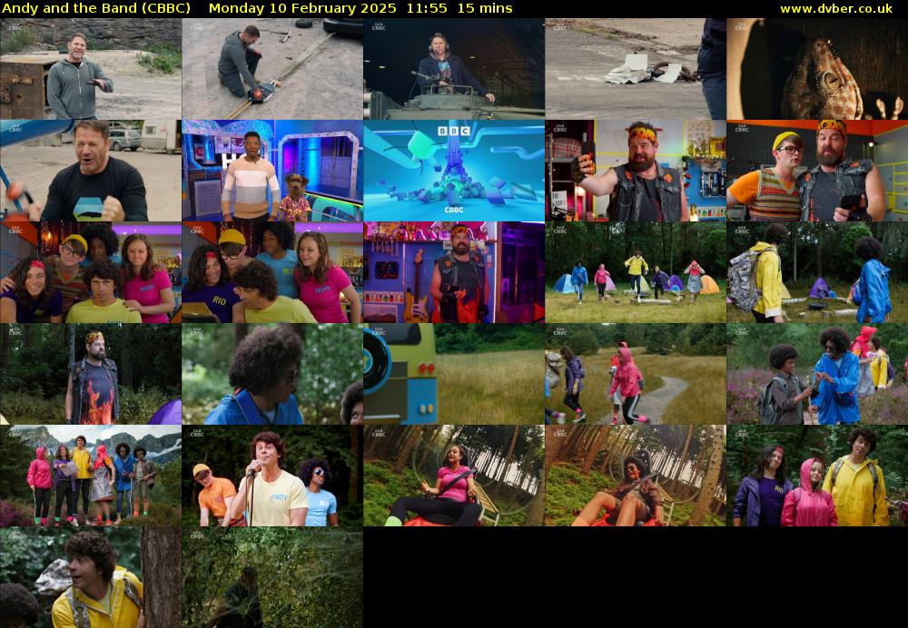 Andy and the Band (CBBC) Monday 10 February 2025 11:55 - 12:10