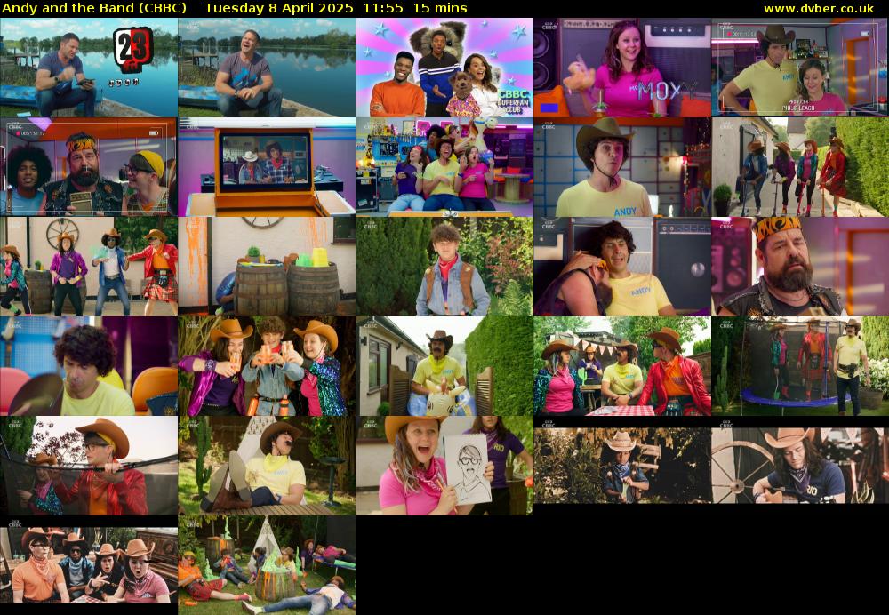 Andy and the Band (CBBC) Tuesday 8 April 2025 11:55 - 12:10