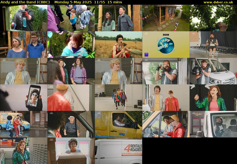 Andy and the Band (CBBC) Monday 5 May 2025 11:55 - 12:10