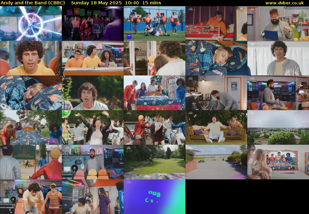 Andy and the Band (CBBC) Sunday 18 May 2025 10:40 - 10:55