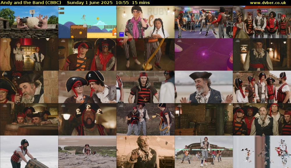 Andy and the Band (CBBC) Sunday 1 June 2025 10:55 - 11:10