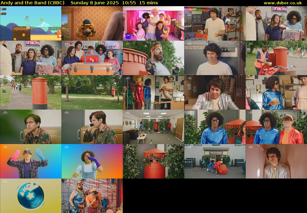 Andy and the Band (CBBC) Sunday 8 June 2025 10:55 - 11:10