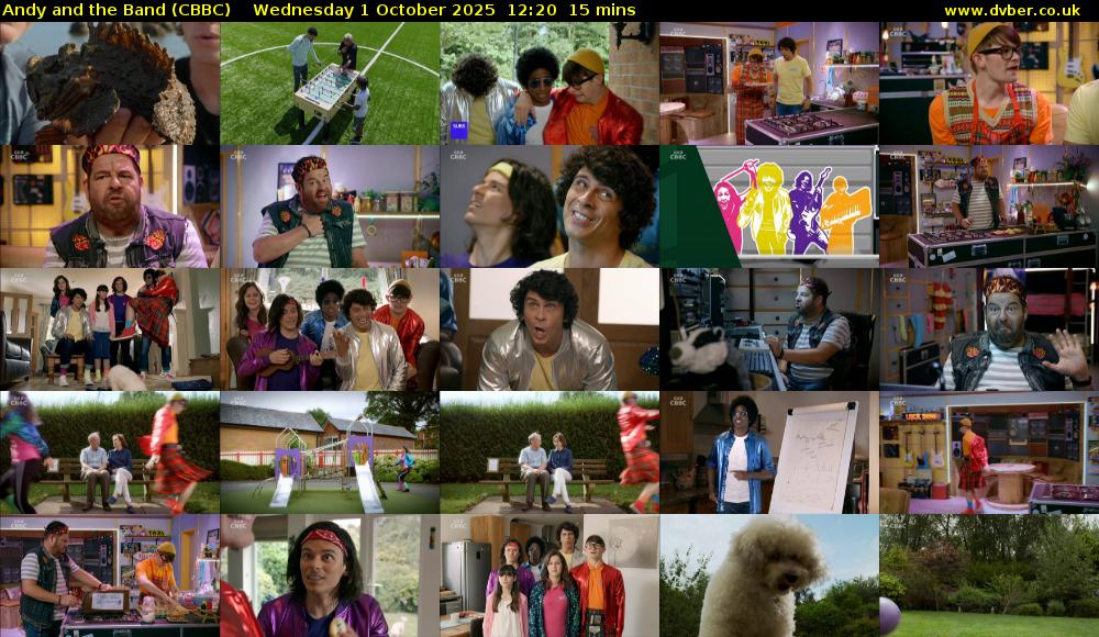 Andy and the Band (CBBC) Wednesday 1 October 2025 12:20 - 12:35