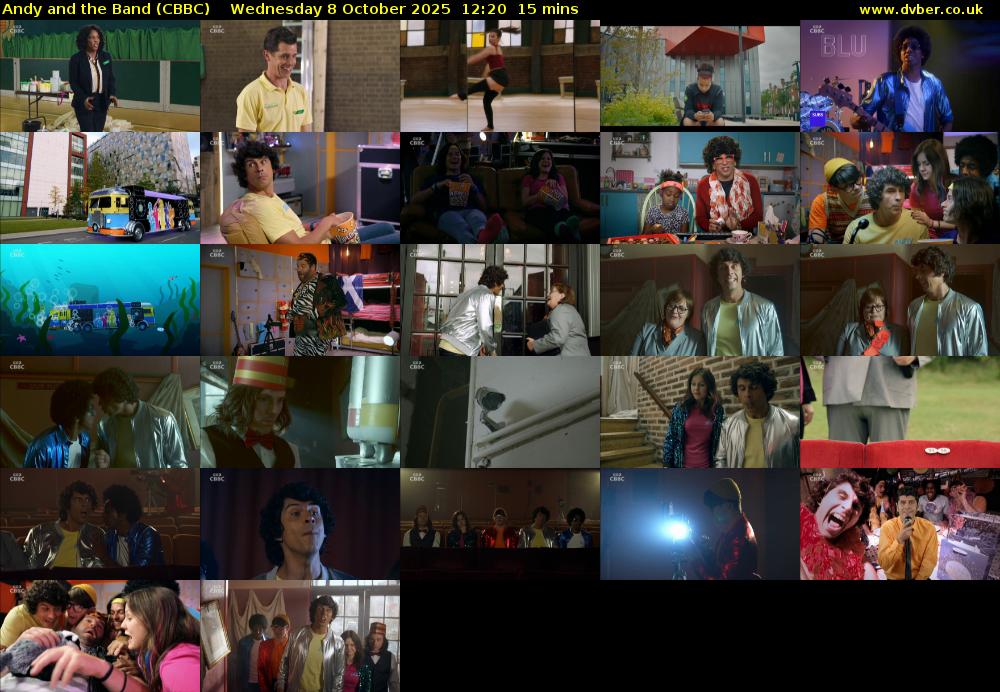 Andy and the Band (CBBC) Wednesday 8 October 2025 12:20 - 12:35