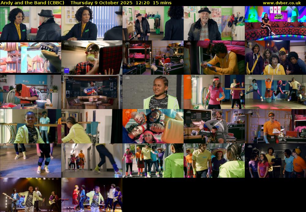 Andy and the Band (CBBC) Thursday 9 October 2025 12:20 - 12:35