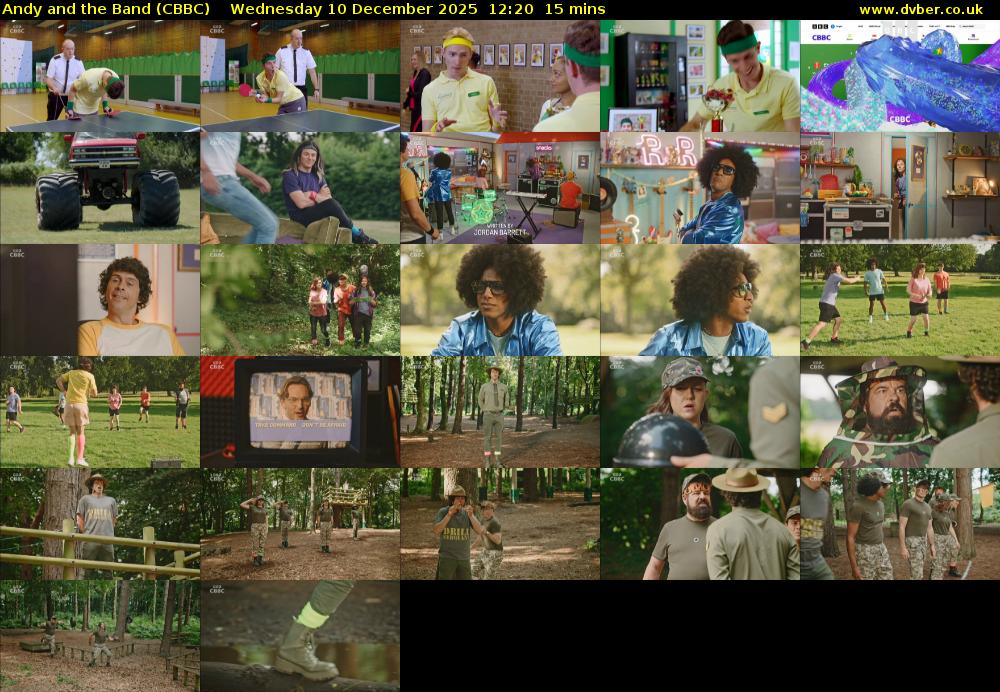 Andy and the Band (CBBC) Wednesday 10 December 2025 12:20 - 12:35