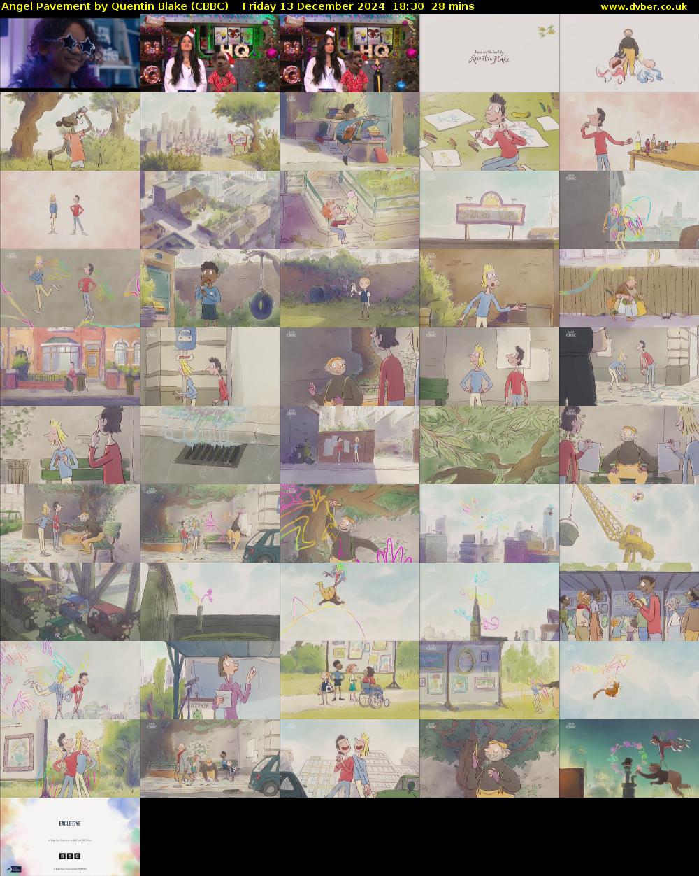 Angel Pavement by Quentin Blake (CBBC) Friday 13 December 2024 18:30 - 18:58