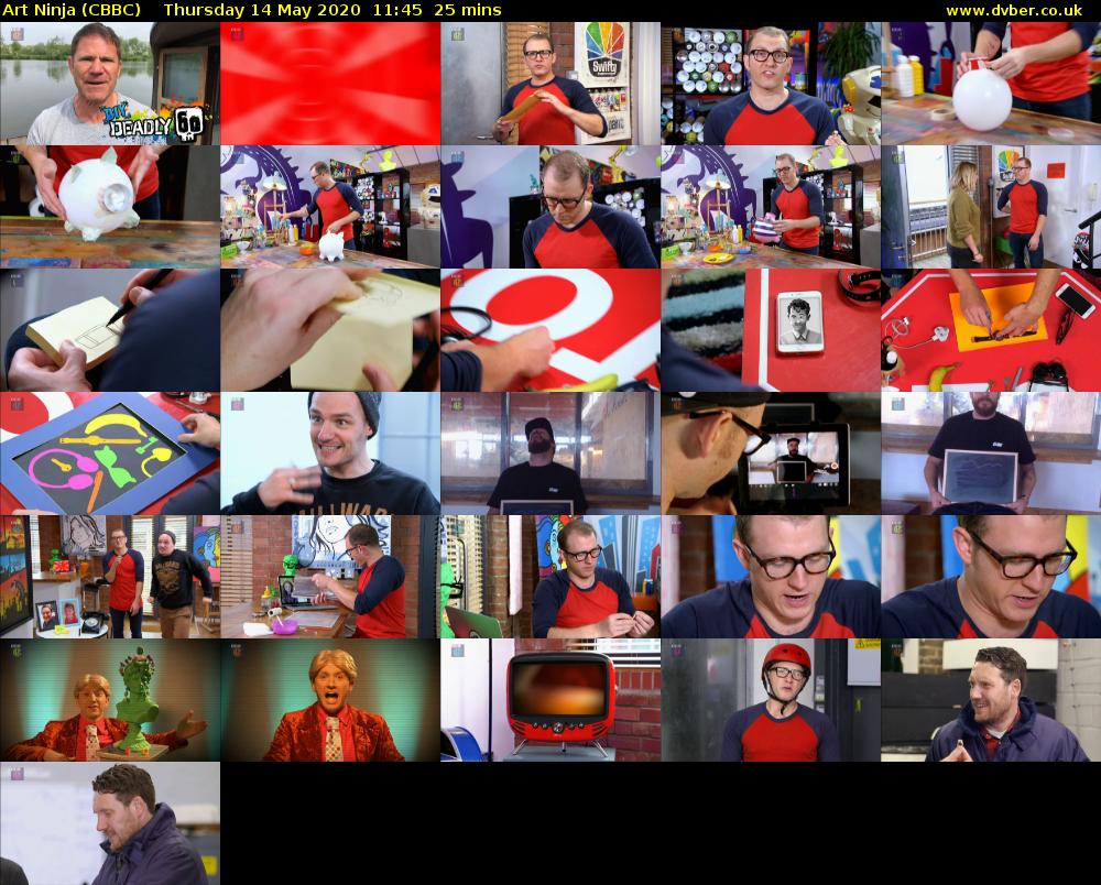 Art Ninja (CBBC) Thursday 14 May 2020 11:45 - 12:10