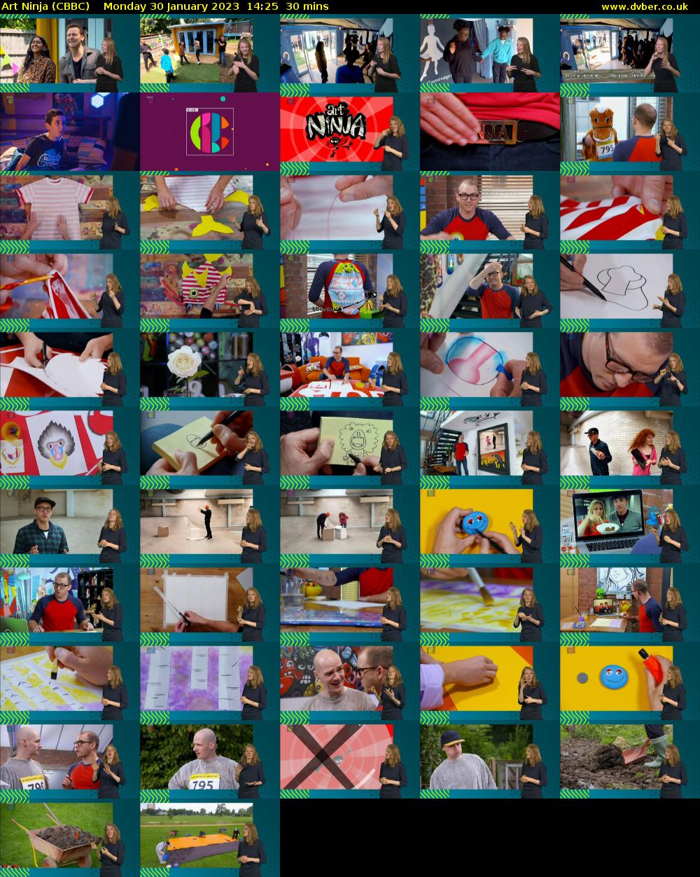Art Ninja (CBBC) Monday 30 January 2023 14:25 - 14:55