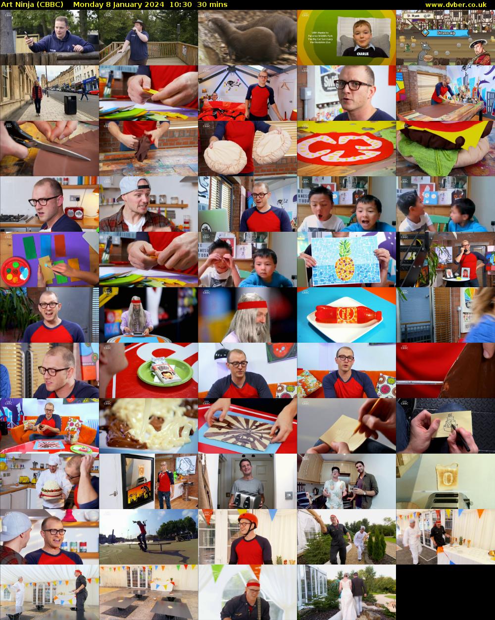 Art Ninja (CBBC) Monday 8 January 2024 10:30 - 11:00