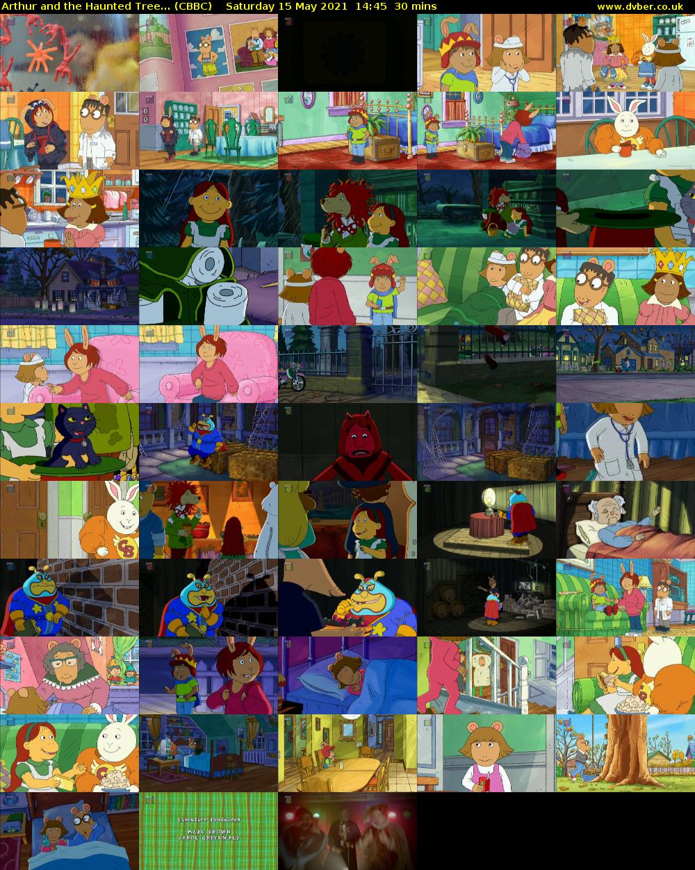 Arthur and the Haunted Tree... (CBBC) Saturday 15 May 2021 14:45 - 15:15