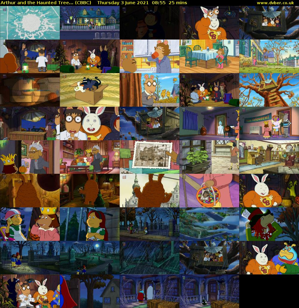 Arthur and the Haunted Tree... (CBBC) Thursday 3 June 2021 08:55 - 09:20
