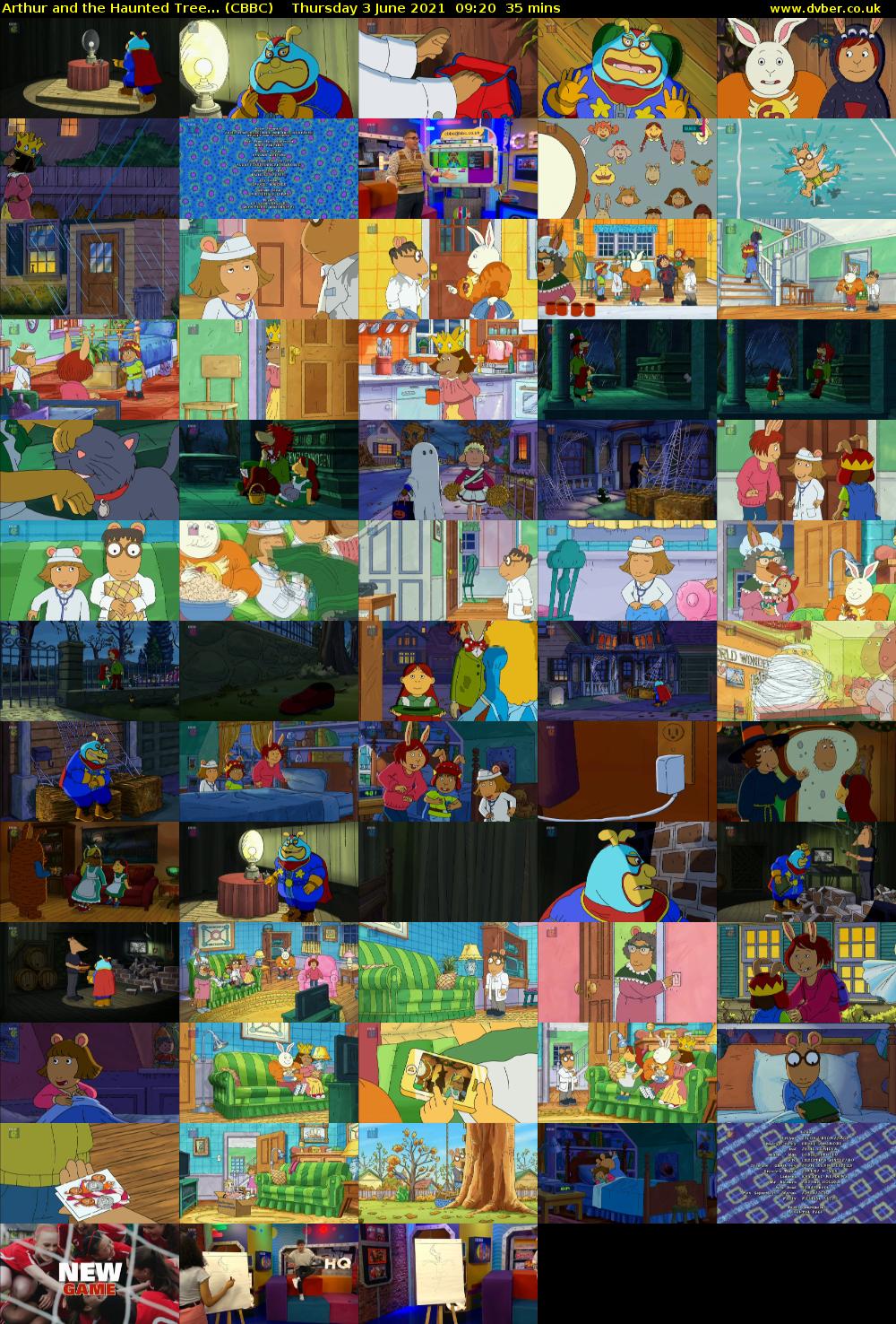 Arthur and the Haunted Tree... (CBBC) Thursday 3 June 2021 09:20 - 09:55