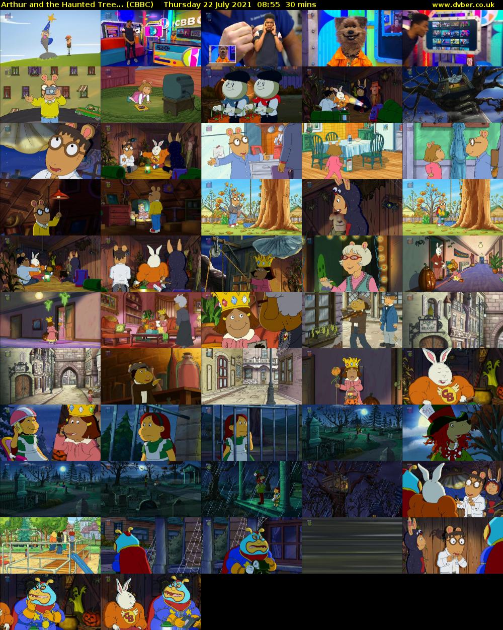 Arthur and the Haunted Tree... (CBBC) Thursday 22 July 2021 08:55 - 09:25