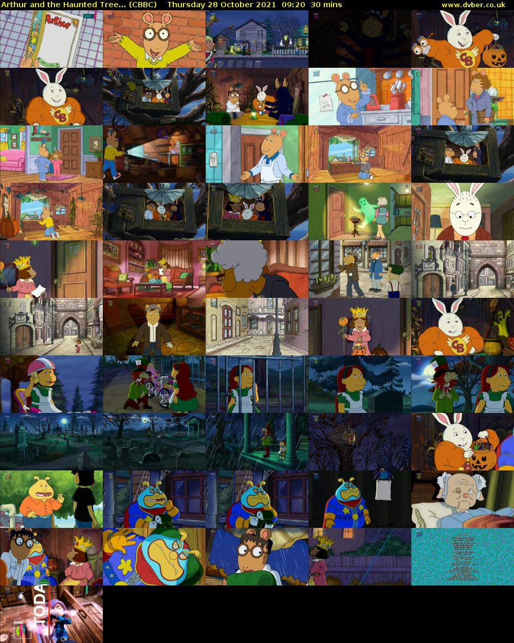 Arthur and the Haunted Tree... (CBBC) Thursday 28 October 2021 09:20 - 09:50