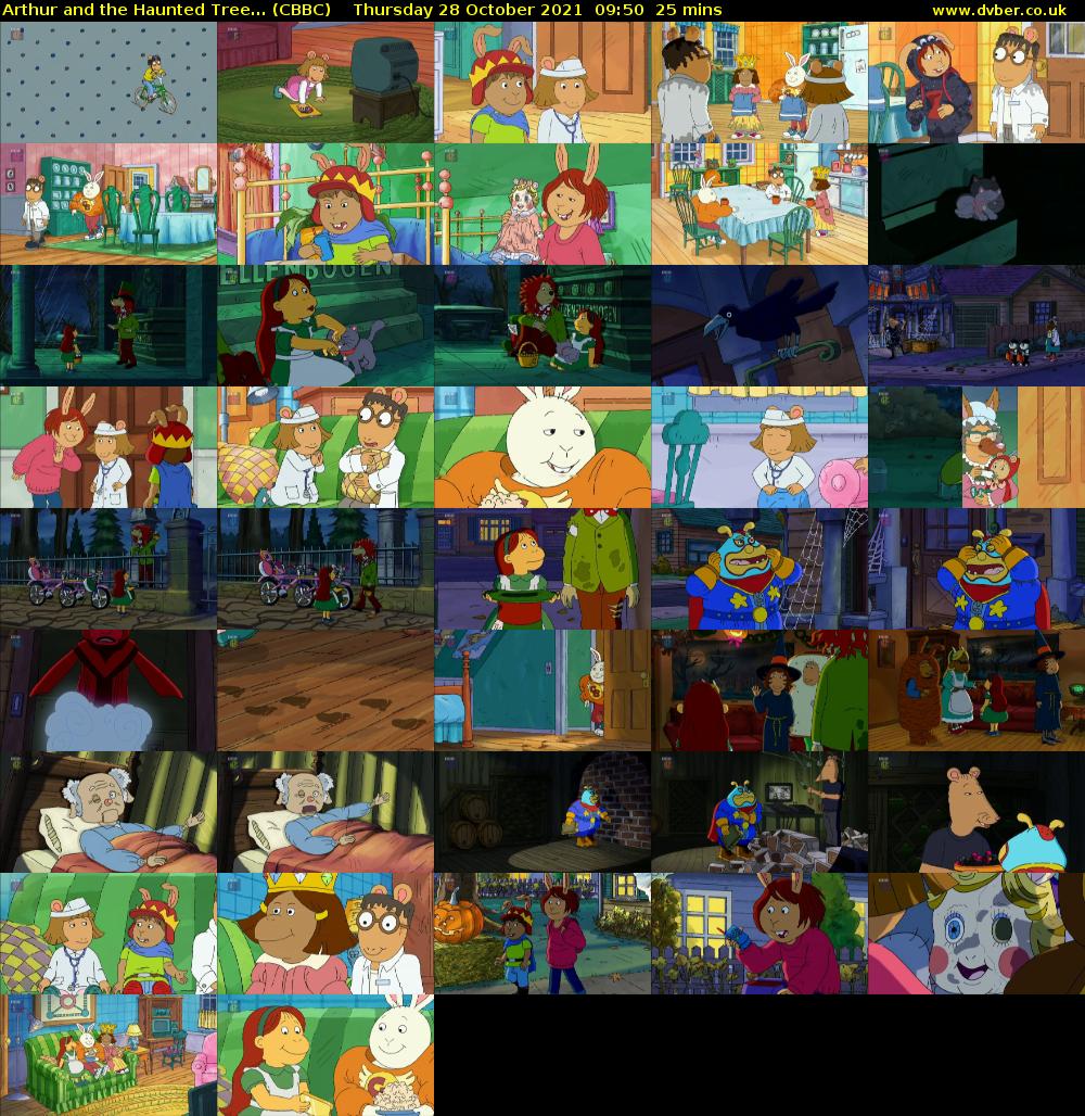 Arthur and the Haunted Tree... (CBBC) Thursday 28 October 2021 09:50 - 10:15