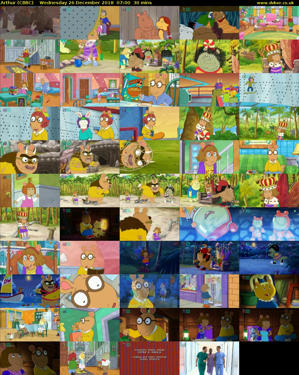 Arthur (CBBC) Wednesday 26 December 2018 07:00 - 07:30