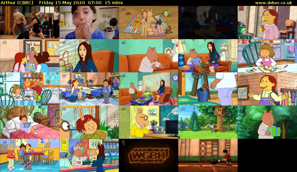 Arthur (CBBC) Friday 15 May 2020 07:00 - 07:15